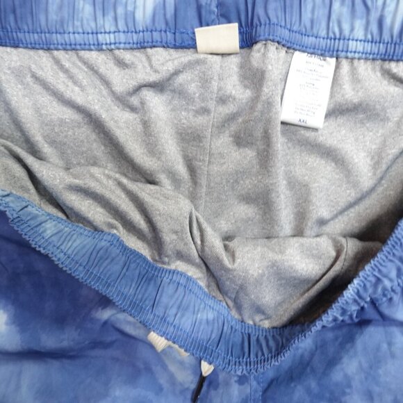 Fair Harbor Swim Shorts 2XL Blue Tie Dye Swim Hybrid Stretch Waist Lined 7.5" in - Picture 10 of 12